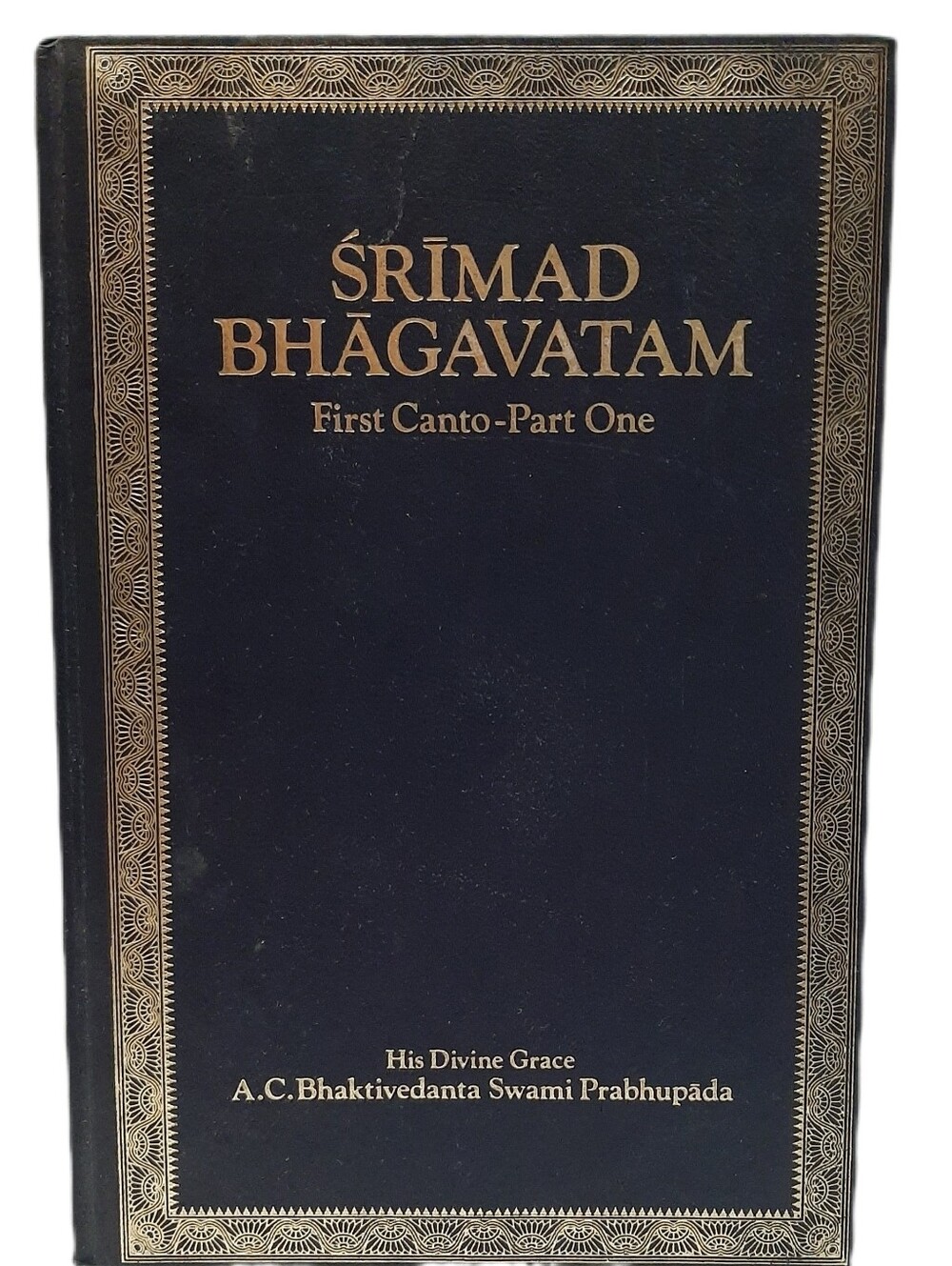🍒 Srimad Bhagavatam First Canto - 1978 Vintage HC Book Hinduism Vaishnavism Vtg
